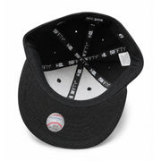New Era INFANT My First Pittsburgh Pirates Black 59FIFTY Fitted Hat under visor view