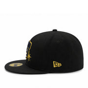 New Era Pumas UNAM Black 59FIFTY Fitted Hat left side view
