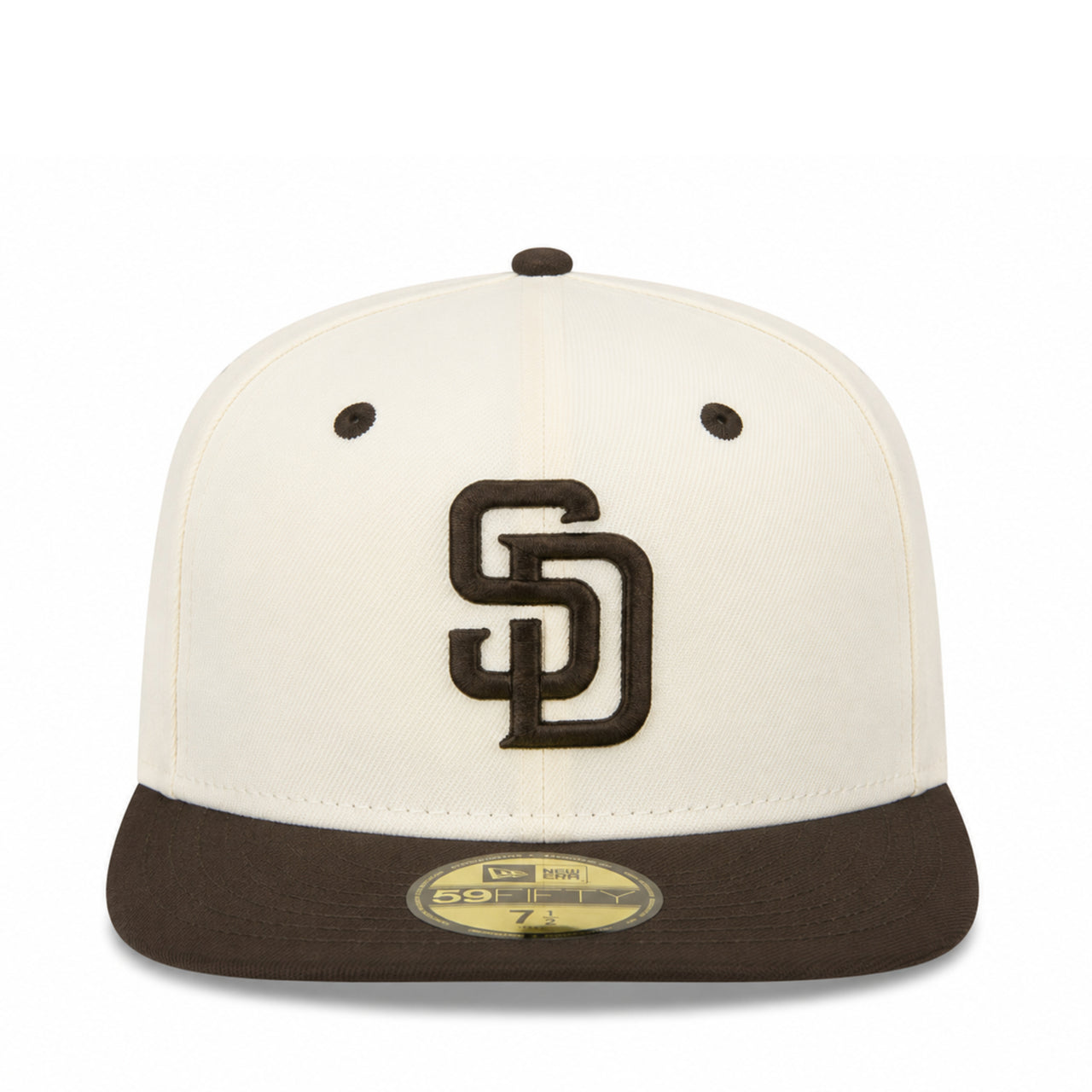 Baseball cap with a san diego padres logo on a white background