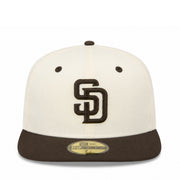 Baseball cap with a san diego padres logo on a white background
