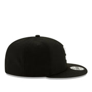 New Era San Diego Padres Black White 9FIFTY Snapback Hat right side view