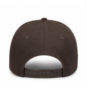 Brown baseball cap on a white background