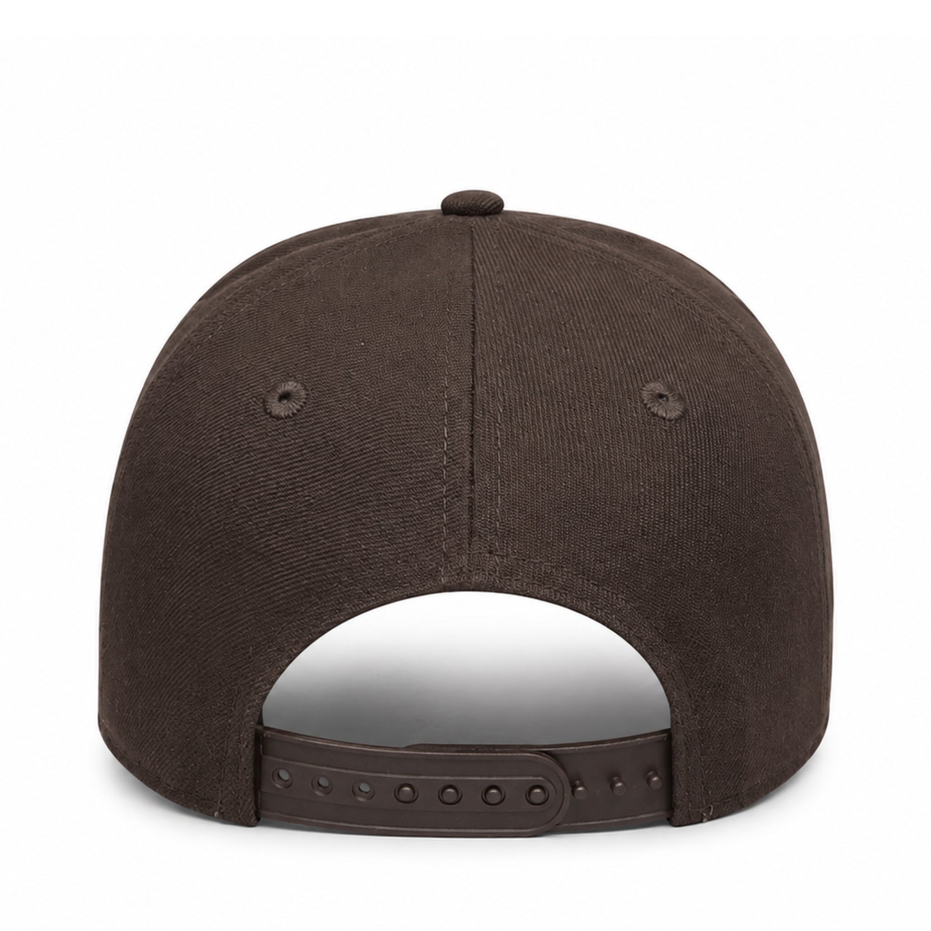 Brown baseball cap on a white background