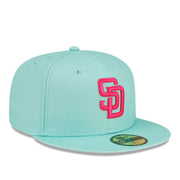 New Era San Diego Padres City Connect 59FIFTY Fitted Hat front right angle view
