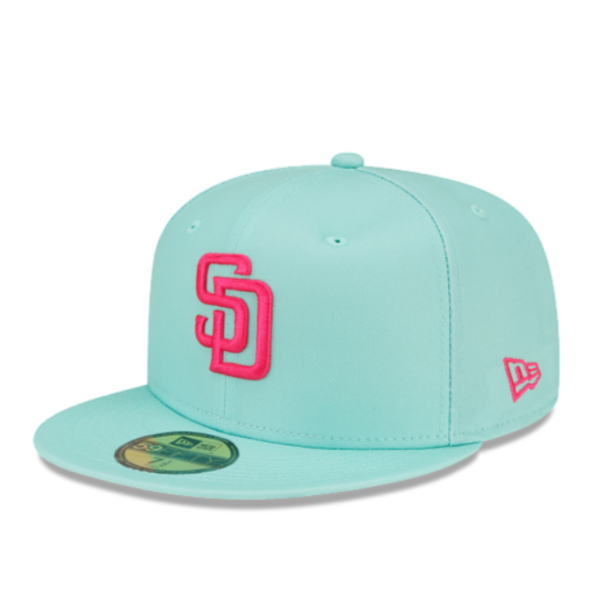 New Era San Diego Padres City Connect 59FIFTY Fitted Hat front left angle view