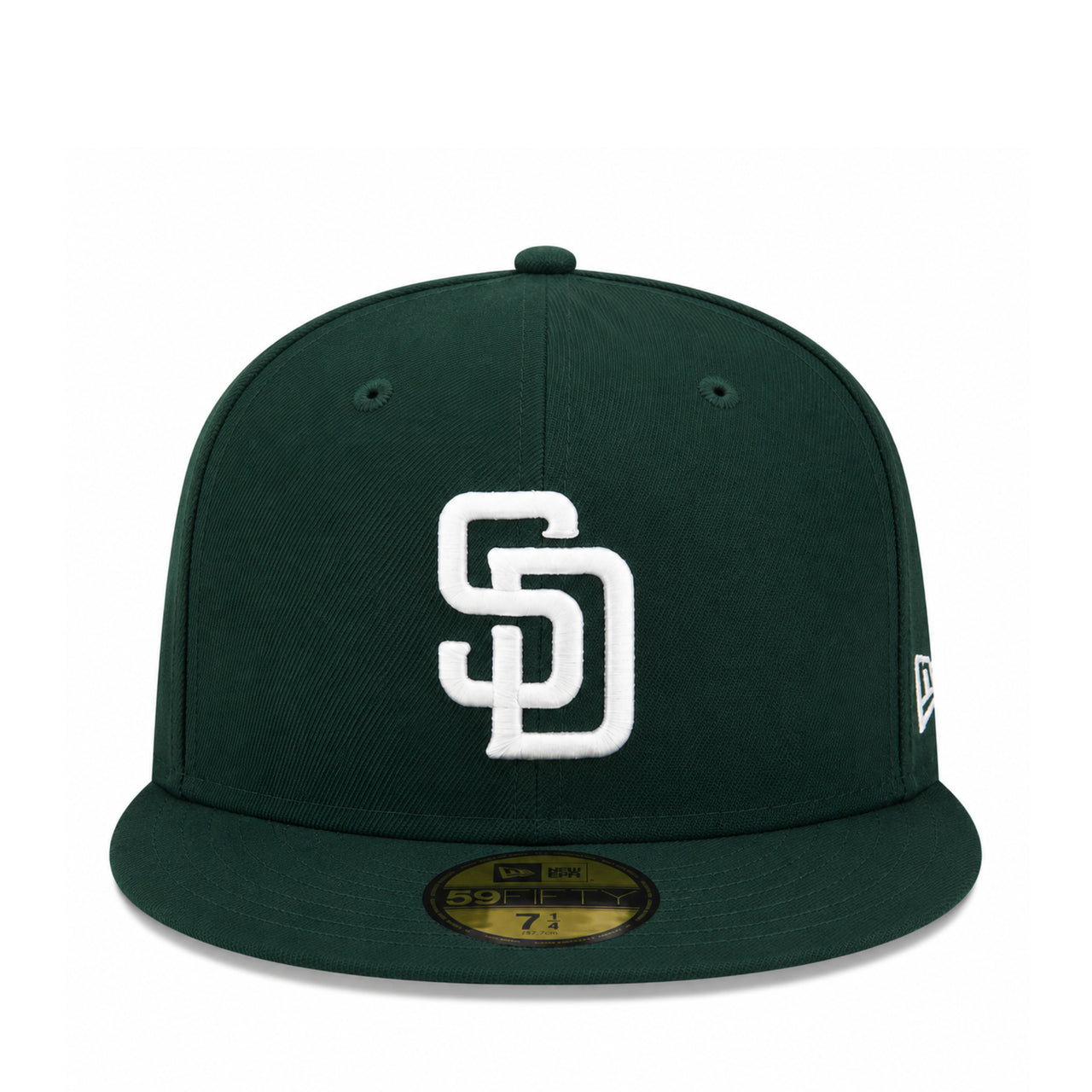 New Era  San Diego Padres Dark Green 59Fifty Fitted Hat front view
