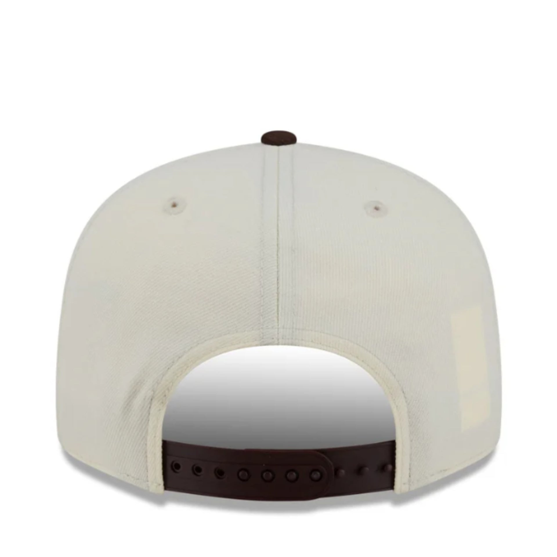 New Era San Diego Padres SD Localized 9FIFTY Snapback Hat - Chrome/Brown 2 Tone back view
