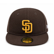 New Era INFANT My First San Diego Padres Brown 59FIFTY Fitted Hat front view