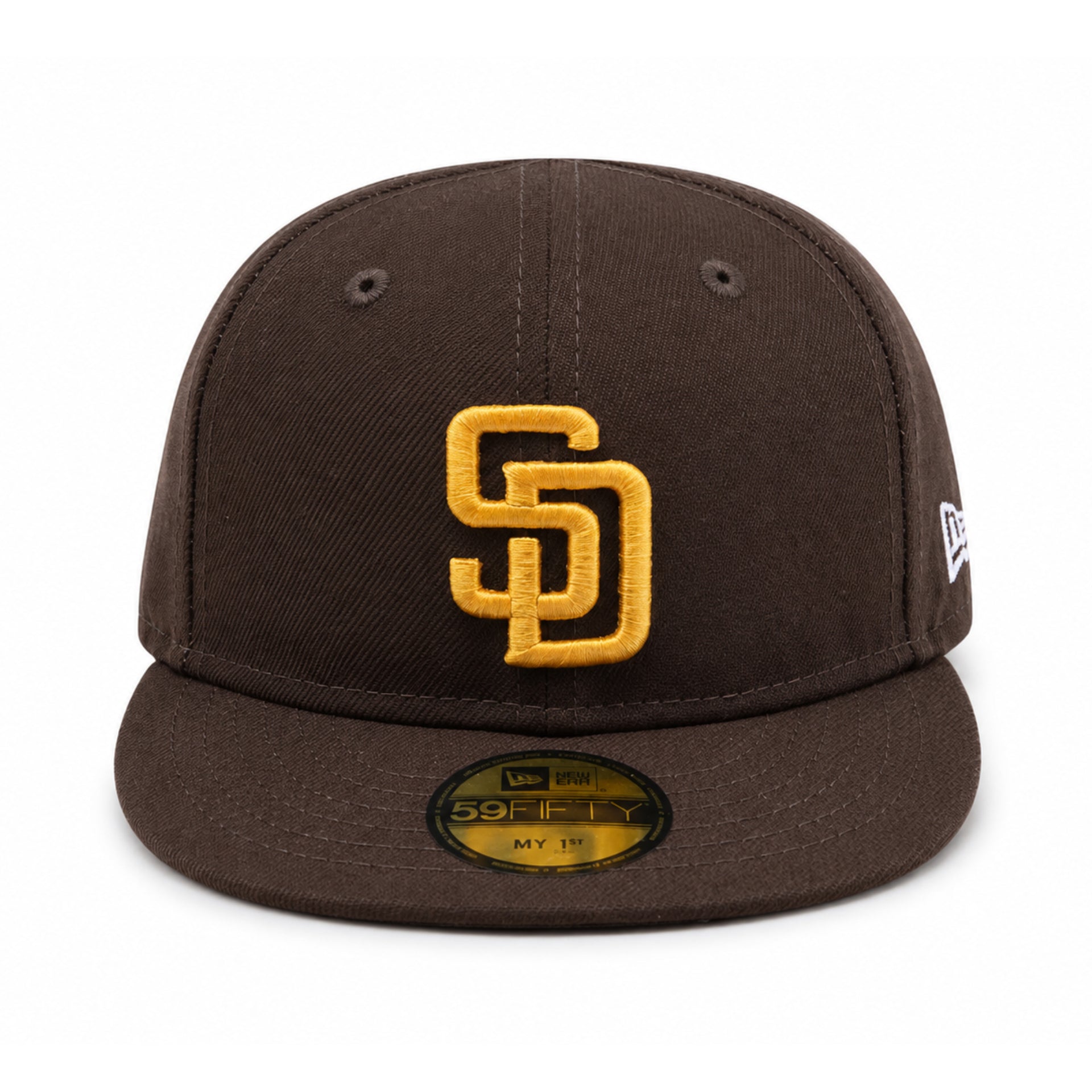 New Era INFANT My First San Diego Padres Brown 59FIFTY Fitted Hat front view