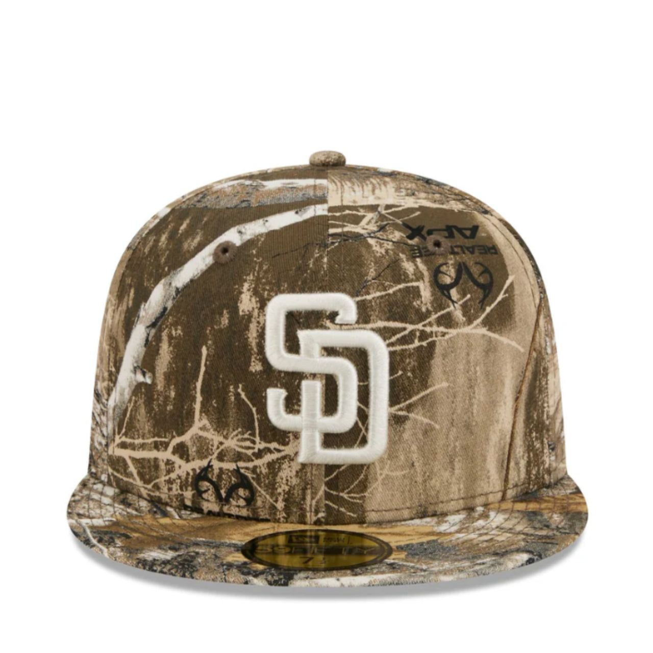 New Era San Diego Padres Realtree 59FIFTY Fitted Hat front view
