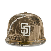 New Era San Diego Padres Realtree 59FIFTY Fitted Hat front view