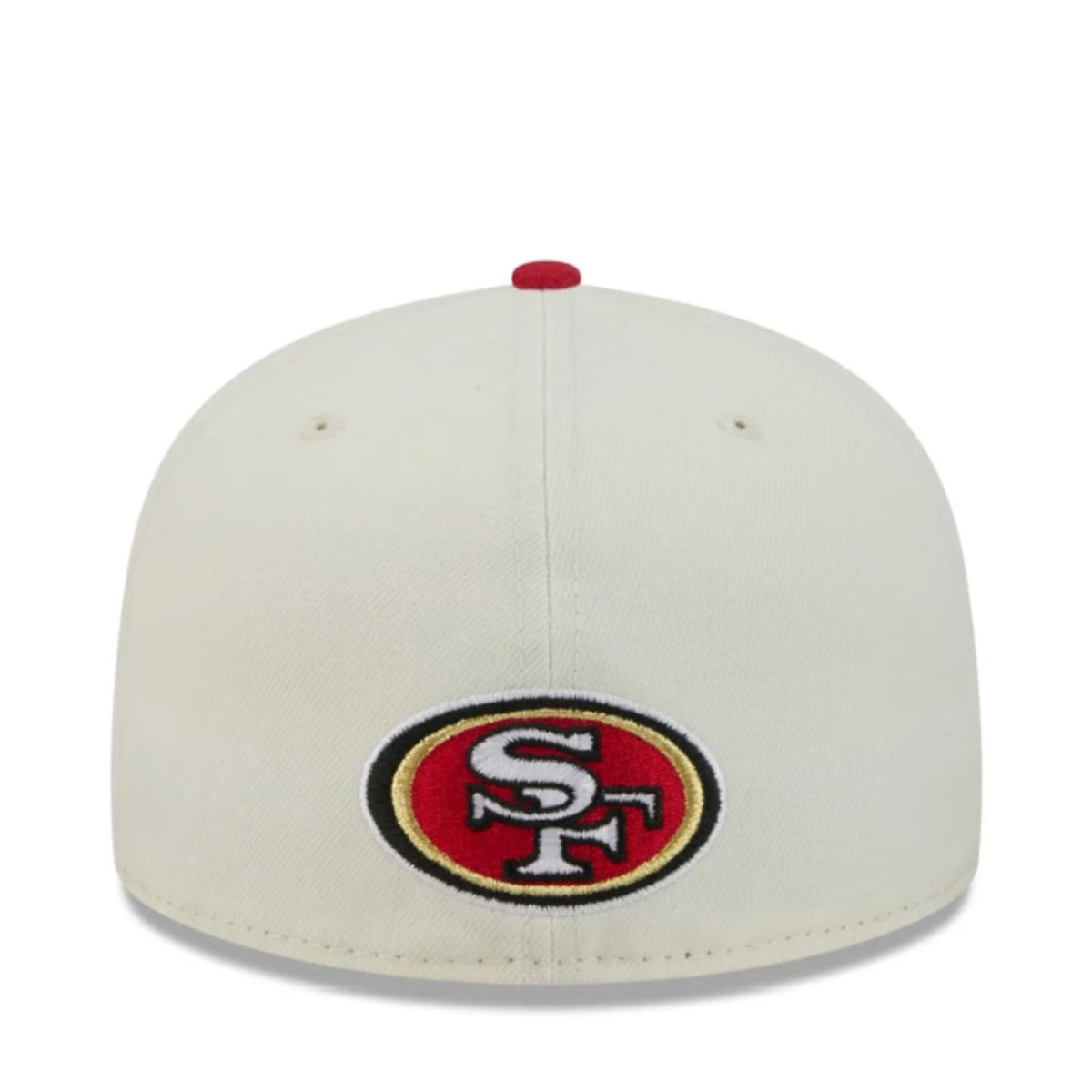 New Era San Francisco 49ers Deceptor Chrome/Red 59FIFTY Fitted Hat back view