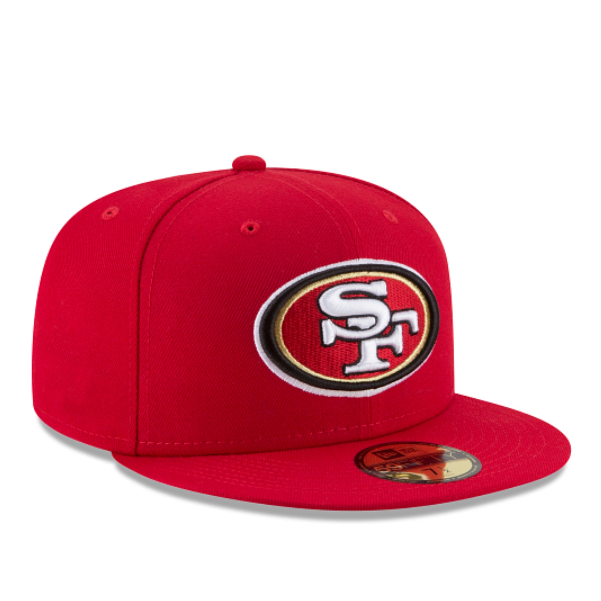 New Era San Francisco 49ers 59FIFTY Fitted Cap Red front right view