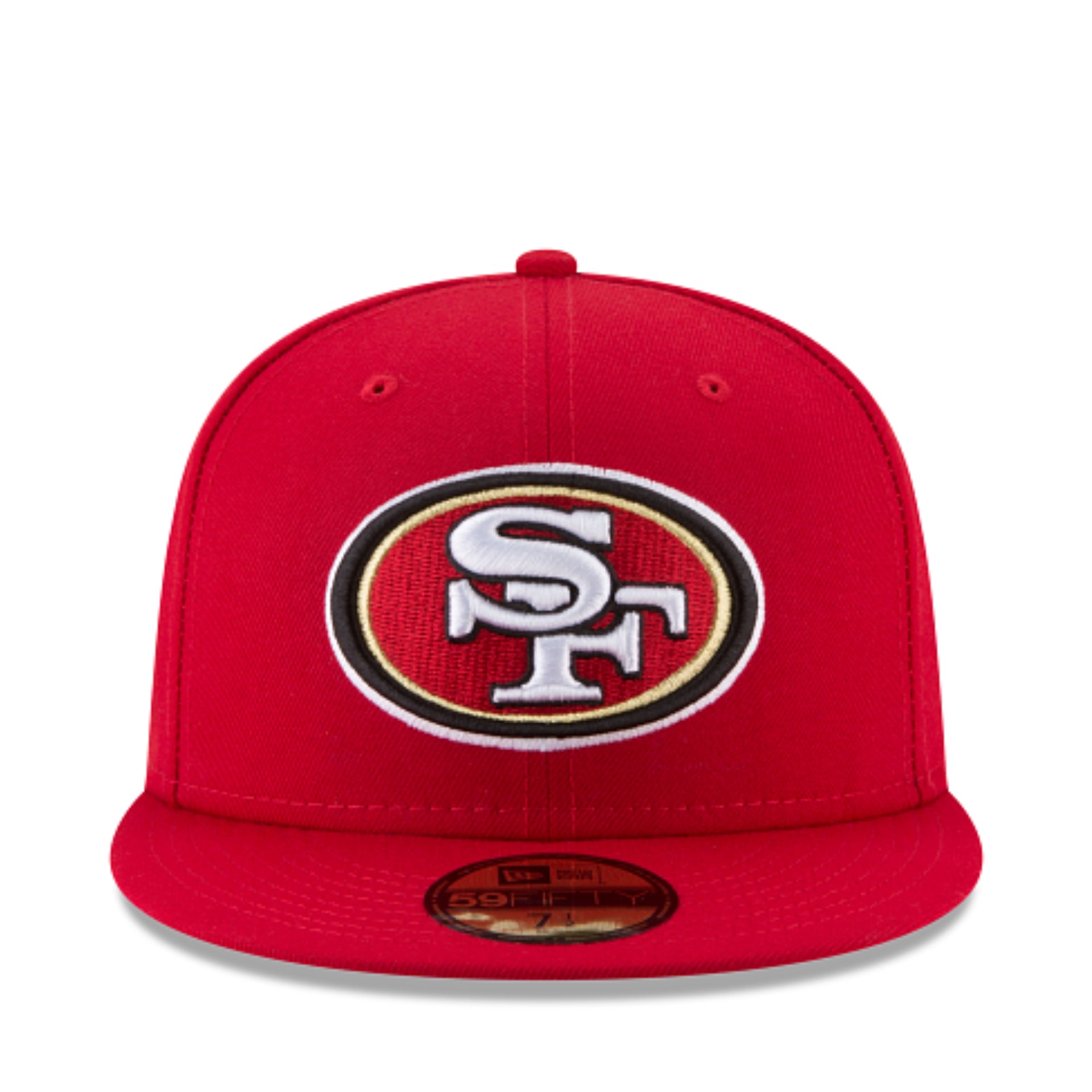 New Era San Francisco 49ers 59FIFTY Fitted Cap Red front view