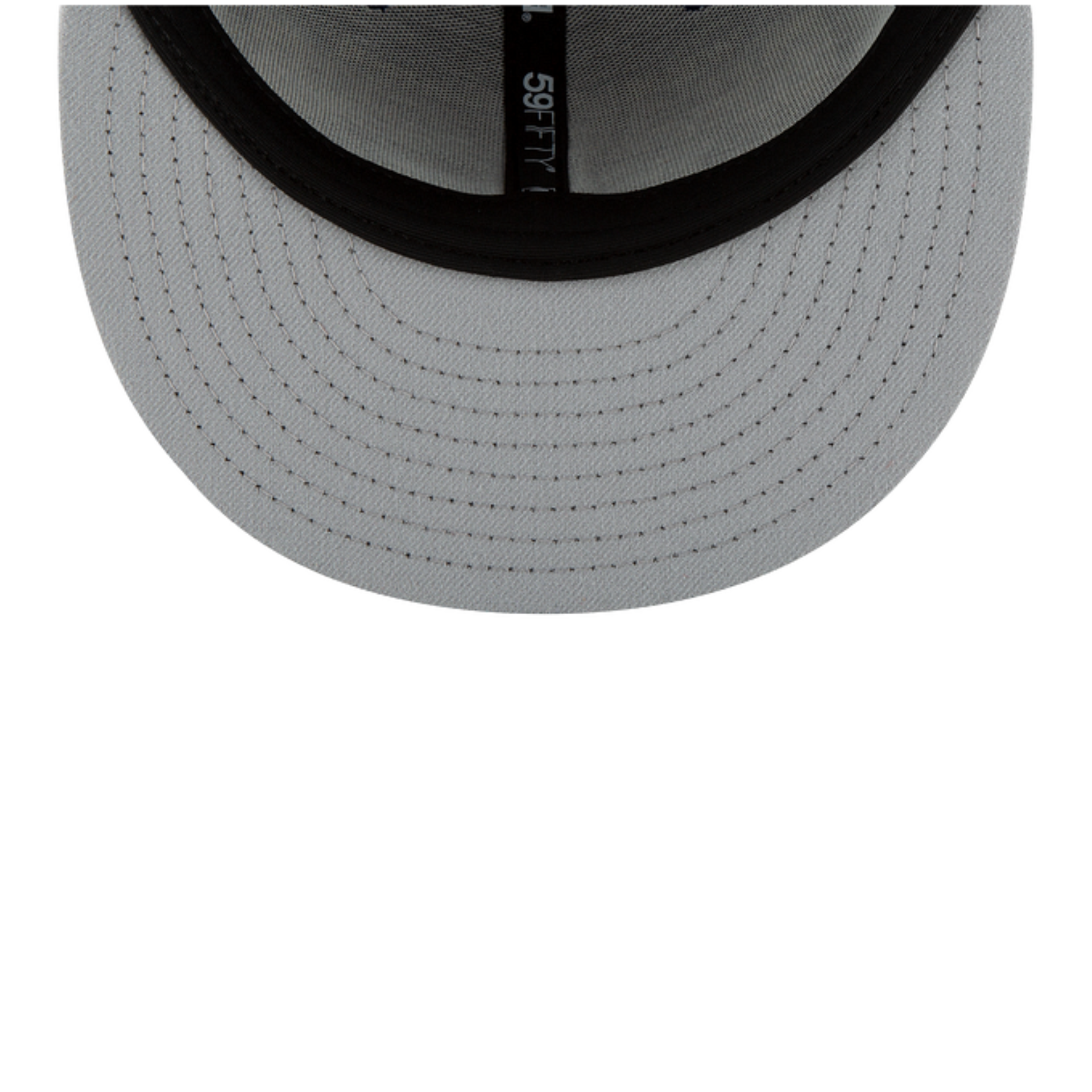 New Era San Francisco 49ers 59FIFTY Fitted Cap Black Red gray under visor view