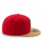 New Era San Francisco 49ers Red Gold 9FIFTY Snapback Hat right side view