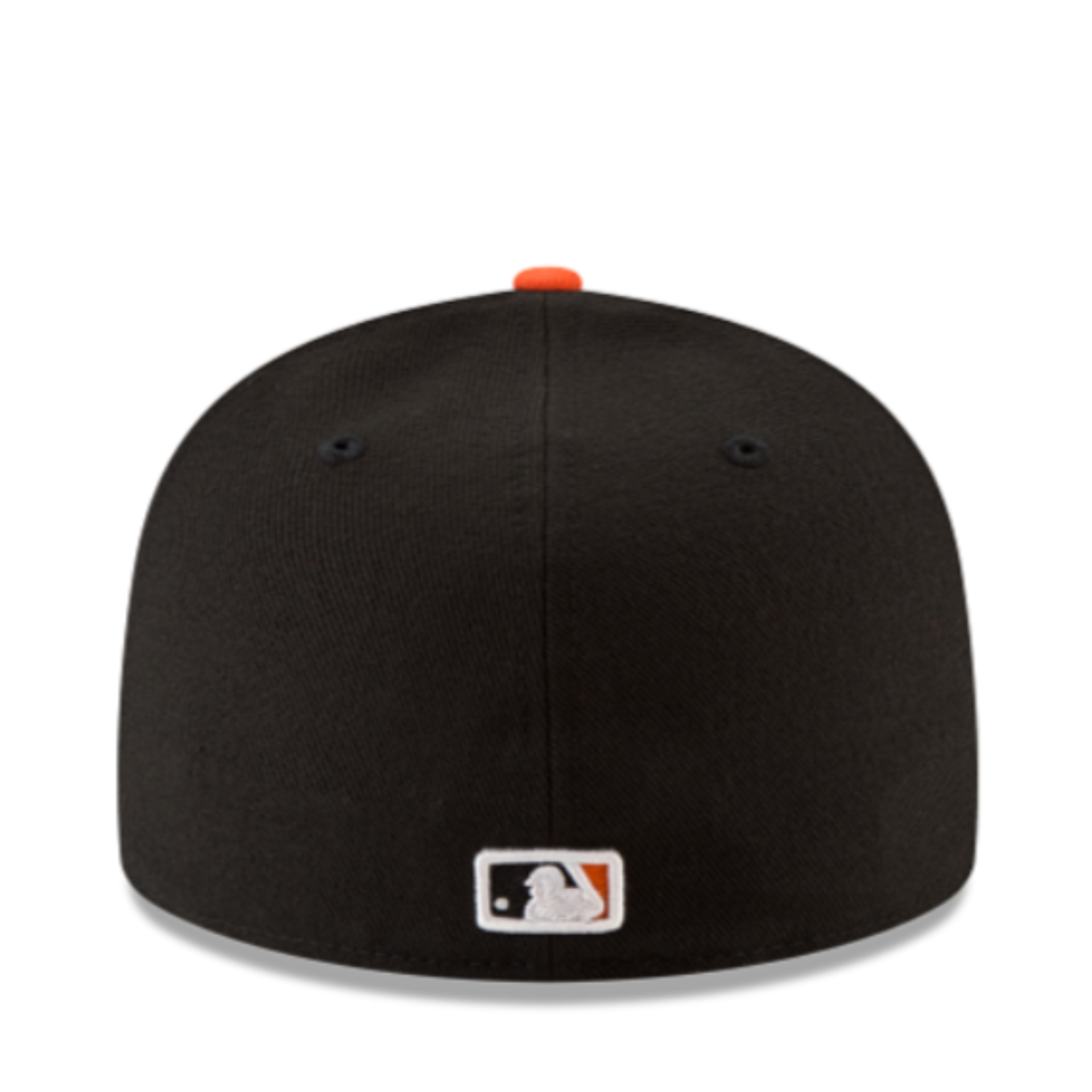 Back View of New Era YOUTH San Francisco Giants SF Black 59FIFTY Fitted Hat