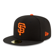 New Era YOUTH San Francisco Giants SF Black 59FIFTY Fitted Hat