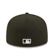 New Era MLB San Francisco Giants SF 59FIFTY Fitted Men's Hat Black/White back view