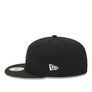 New Era San Francisco Giants Black White 59FIFTY Fitted Hat left side view