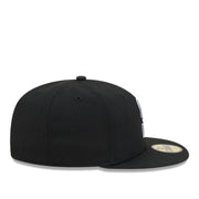 New Era Seattle Mariners Black White 59FIFTY Fitted Hat right side view