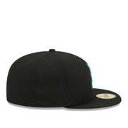 New Era Seattle Mariners Black 59FIFTY Fitted Hat right side view