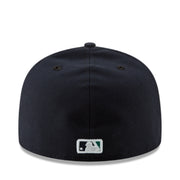 New Era Seattle Mariners Navy Authentic Collection 59FIFTY Fitted Hat back view