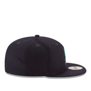 New Era Seattle Mariners Navy 9FIFTY Snapback Hat right side view