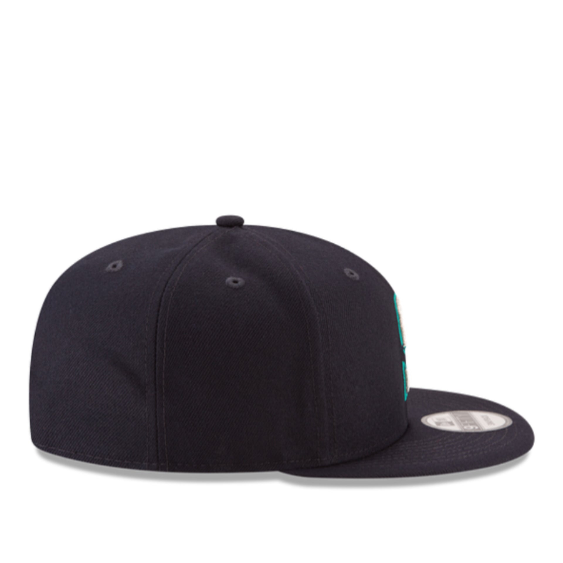 New Era Seattle Mariners Navy 9FIFTY Snapback Hat right side view