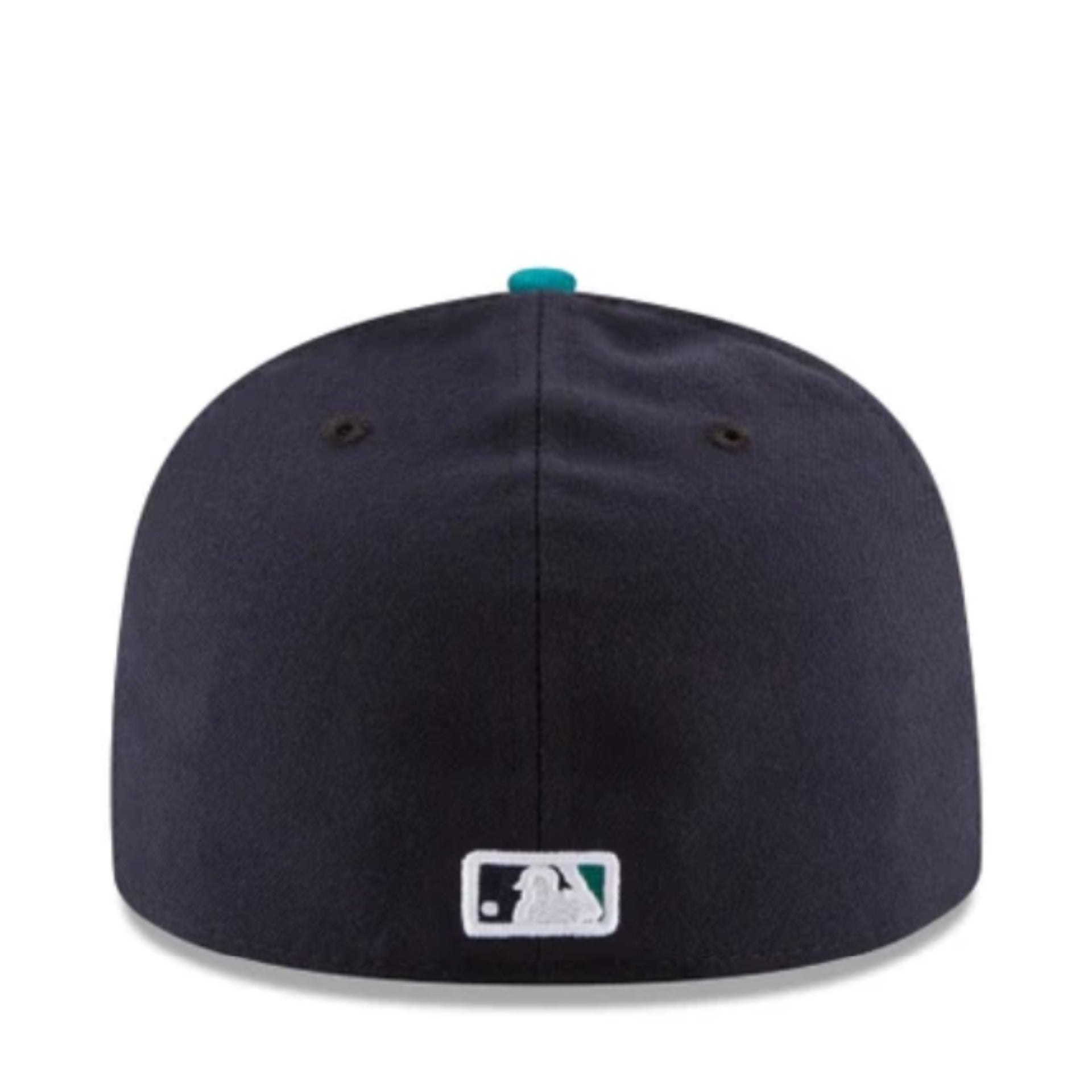 New Era Seattle Mariners Navy Teal 59FIFTY Fitted hat  back view