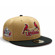 New Era St. Louis Cardinals 2011 World Series 9FIFTY Snapback – Khaki Black Cooperstown Hat