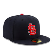 New Era St. Louis Cardinals Authentic Collection 59Fifty Fitted Hat front right angle view