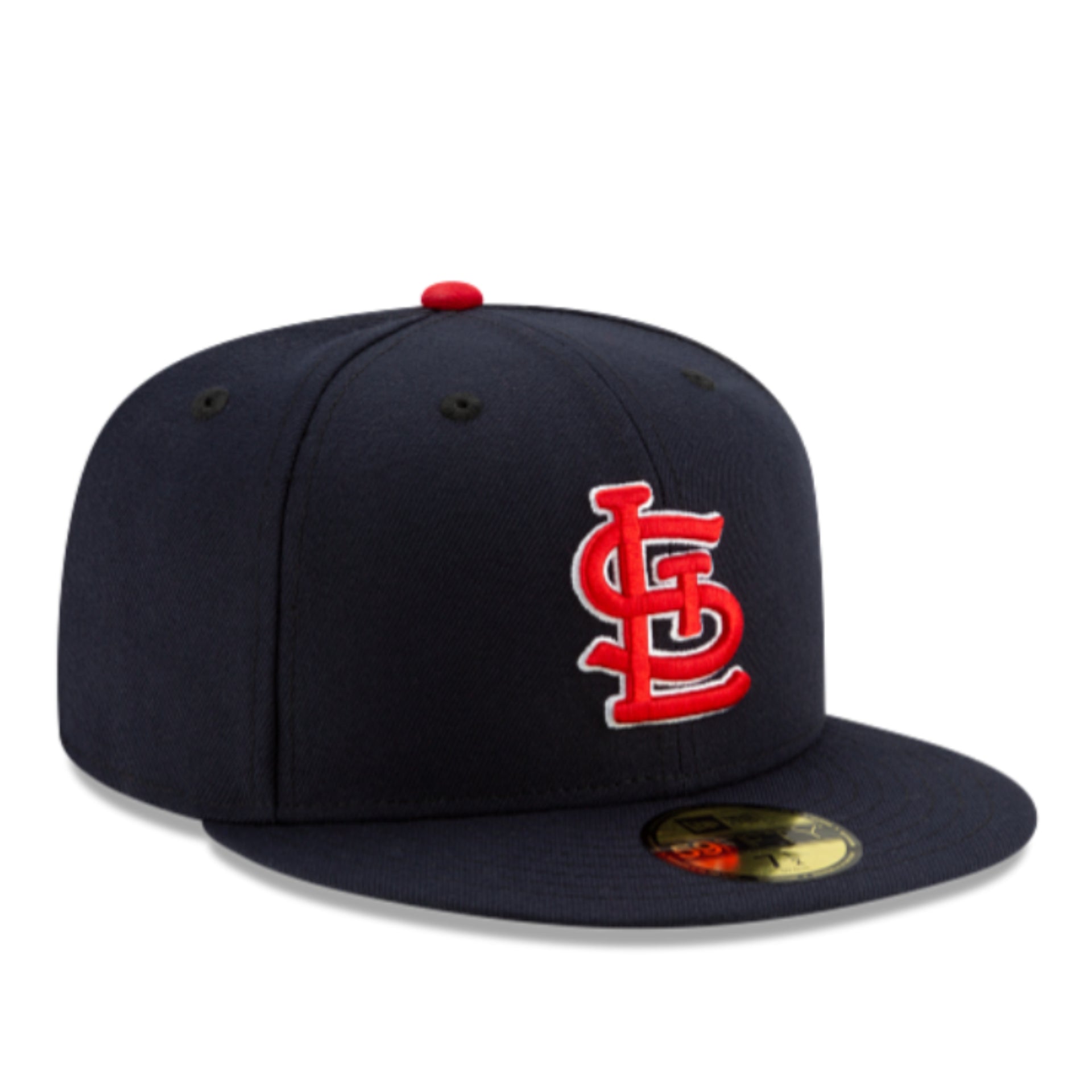 New Era St. Louis Cardinals Authentic Collection 59Fifty Fitted Hat front right angle view