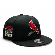 New Era St. Louis Cardinals Busch Stadium 9FIFTY Snapback – Black Cooperstown Hat