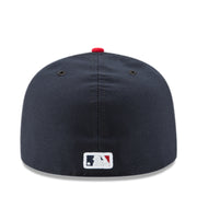 New Era St. Louis Cardinals Bird Cooperstown Navy Red 59FIFTY Fitted Hat back view