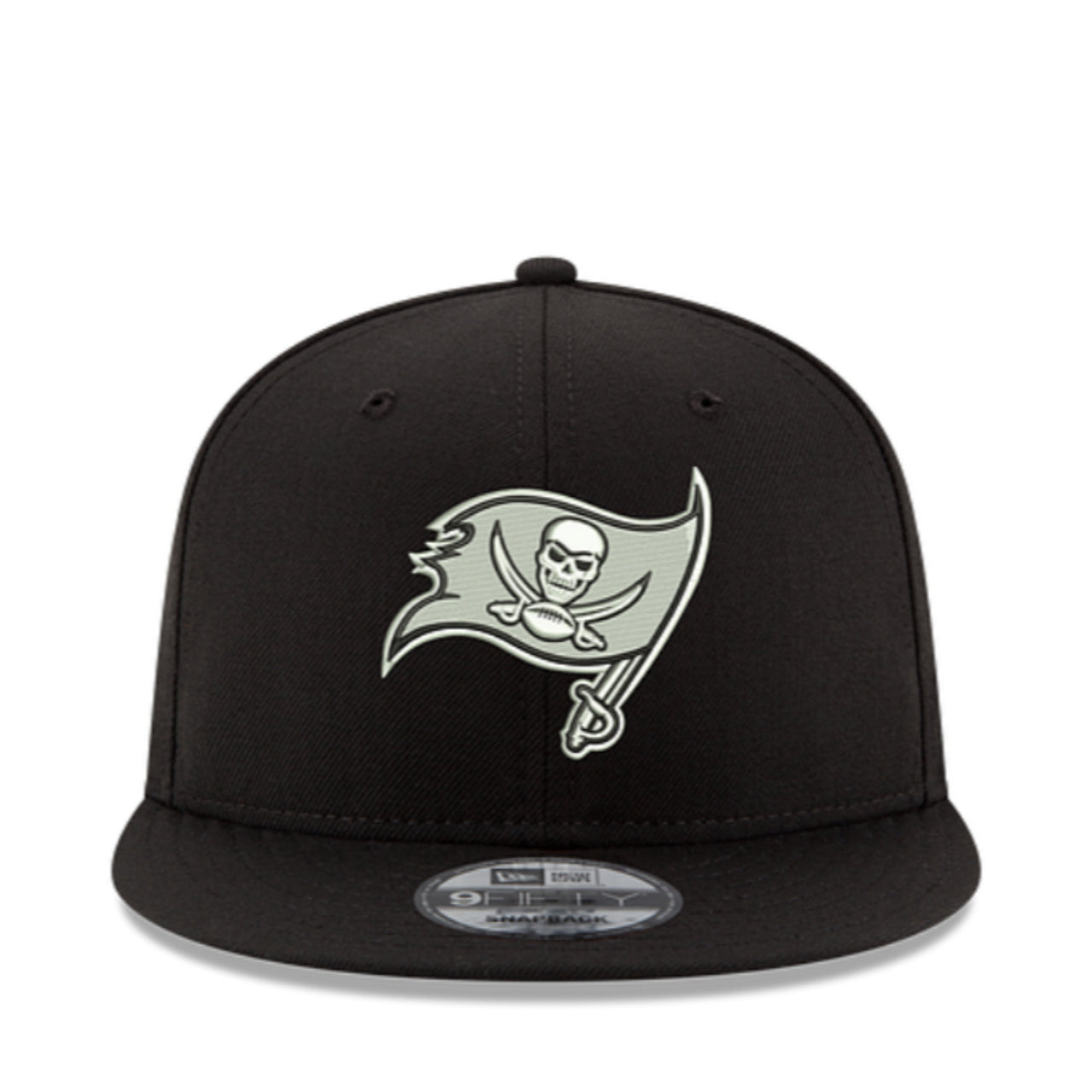 New Era Tampa Bay Buccaneers 9FIFTY Snapback Black front view