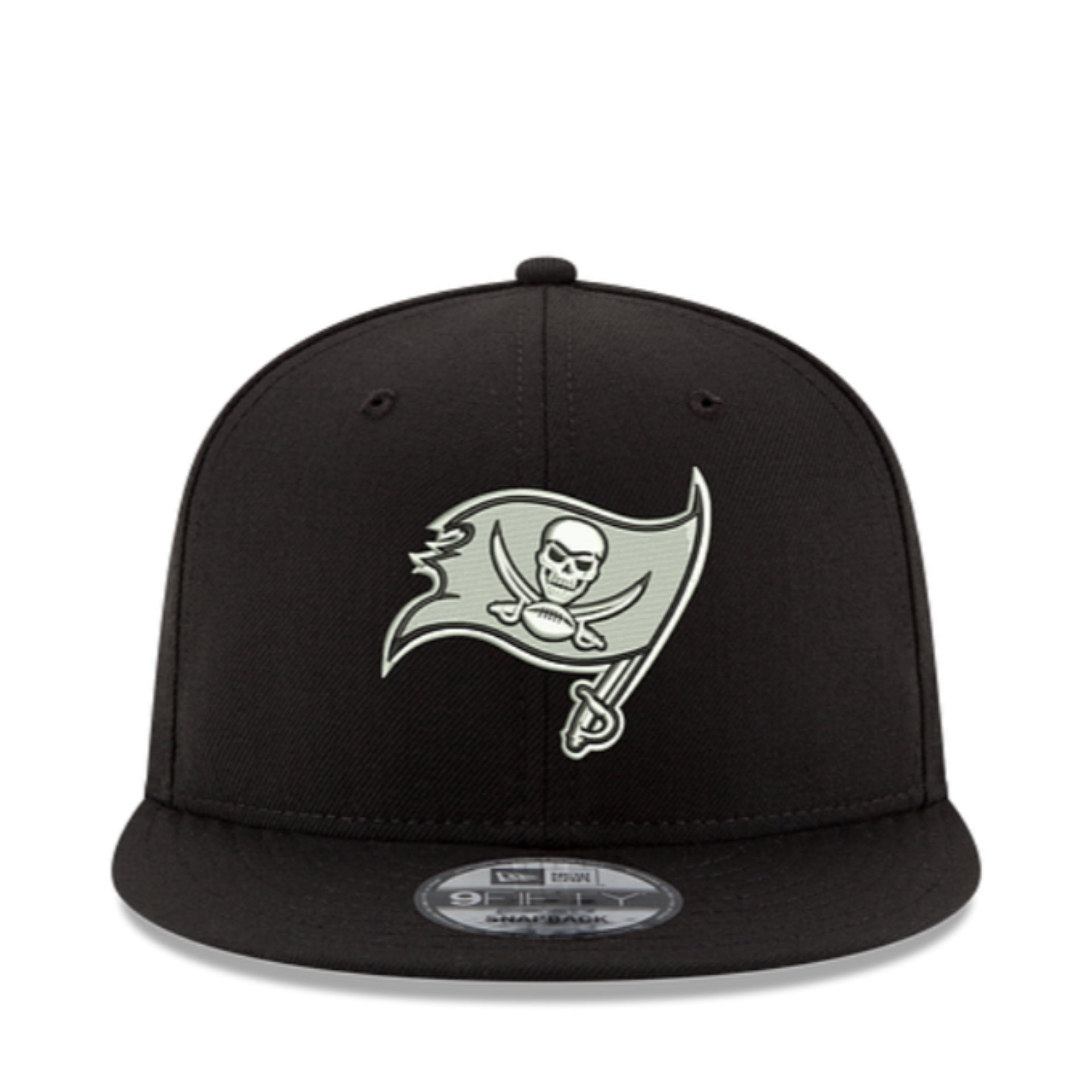 New Era Tampa Bay Buccaneers 9FIFTY Snapback Black front view