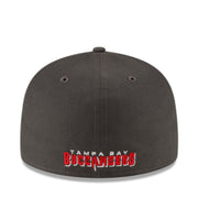 New Era Tampa Bay Buccaneers Charcoal 59FIFTY Fitted Hat back view