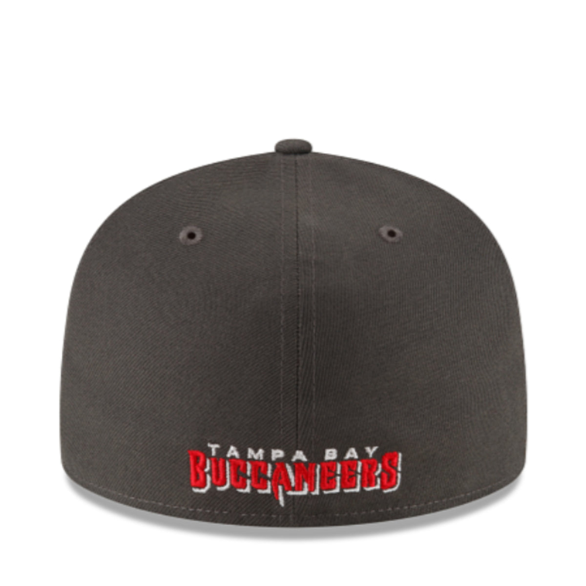 New Era Tampa Bay Buccaneers Charcoal 59FIFTY Fitted Hat back view