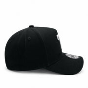 New Era Texas Rangers Black White  9FORTY A-Frame Snapback Hat right side view