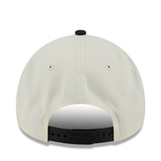 New Era Texas Rangers Chrome Black 9FORTY A-Frame Snapback Hat back view