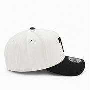 New Era Texas Rangers Chrome Black 9FORTY A-Frame Snapback Hat right side view