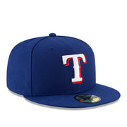 New Era Texas Rangers Authentic Collection 59FIFTY Fitted Hat - Royal Blue front right view