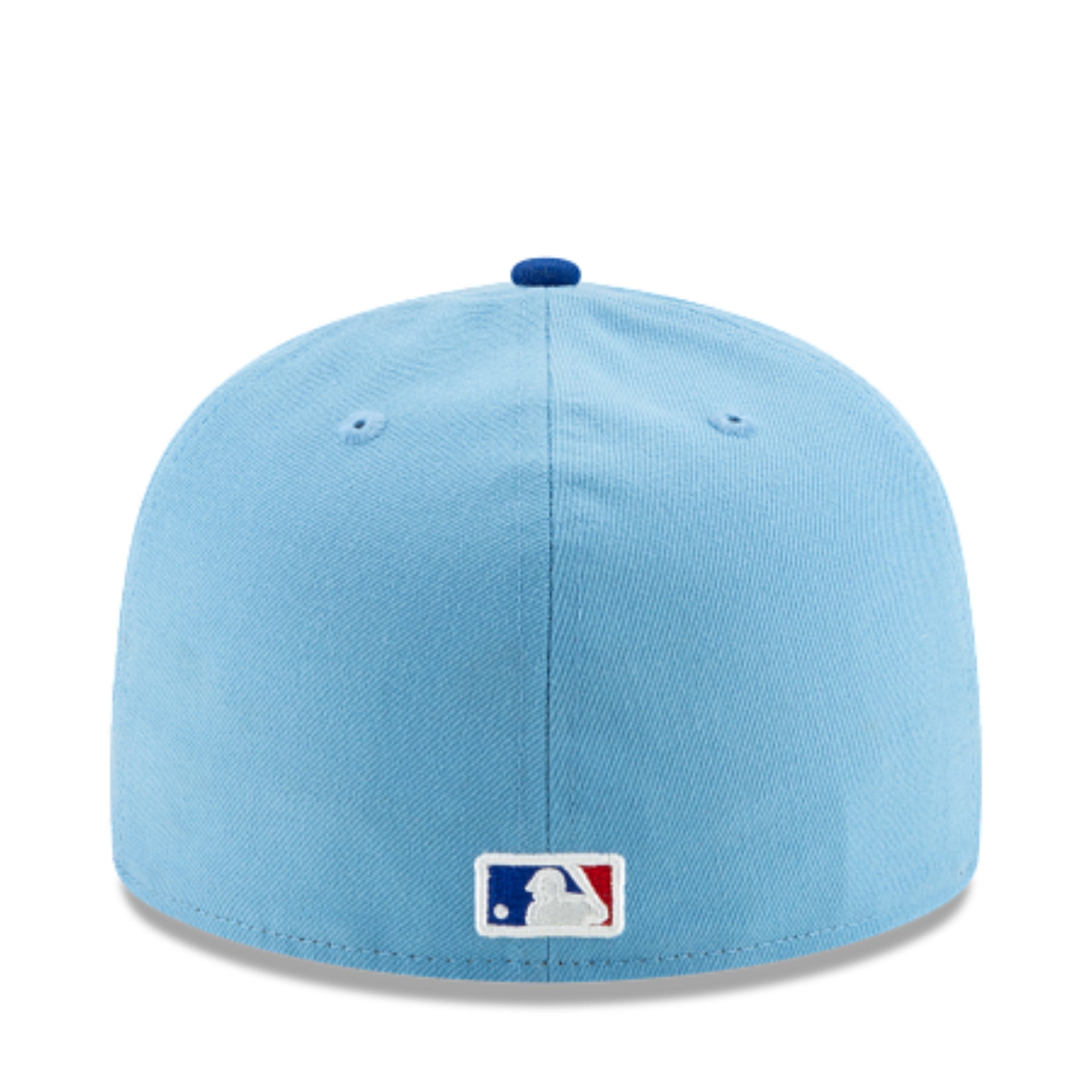 New Era Texas Rangers Sky Blue On-Field 59FIFTY Fitted Hat back view