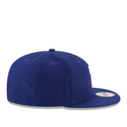 New Era Texas Rangers Royal Blue 9FIFTY Snapback Hat side view