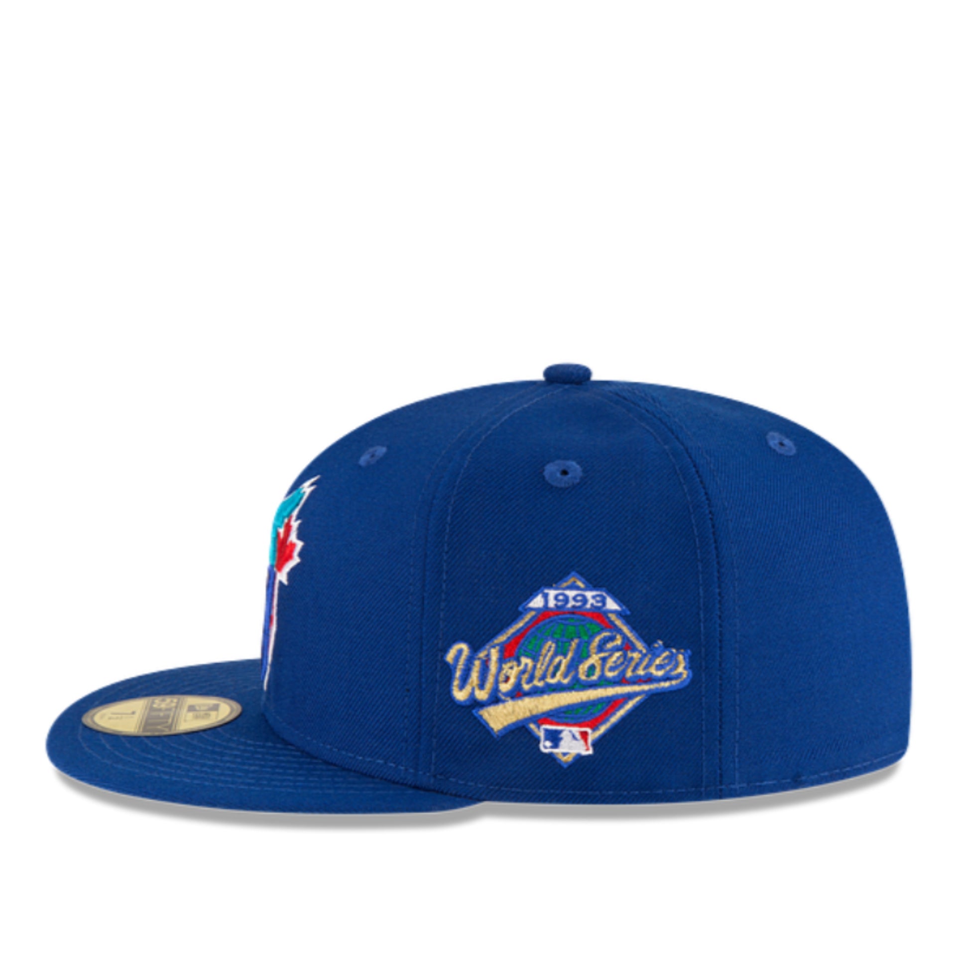 New Era Toronto Blue Jays World Series 1993 Blue 59FIFTY Fitted Hat left side view