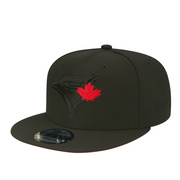 New Era Toronto Blue Jays Black Red Edition 9FIFTY Exclusive Snapback Hat