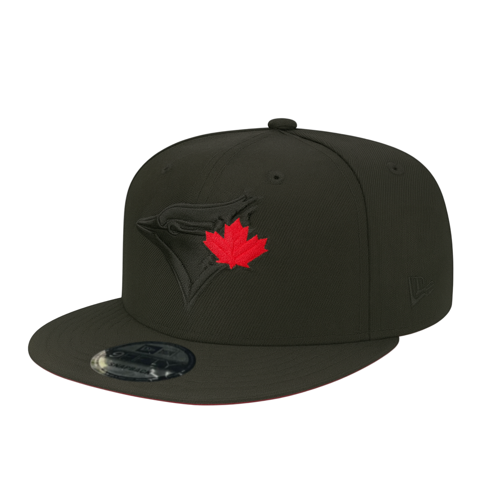 New Era Toronto Blue Jays Black Red Edition 9FIFTY Exclusive Snapback Hat