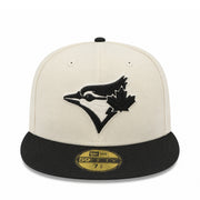 New Era Toronto Blue Jays Chrome Black 2 Tone 59Fifty Fitted Hat front view