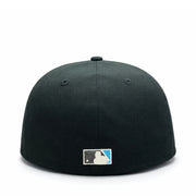 back of New Era Toronto Blue Jays Cooperstown 30th Anniversary Black 59FIFTY Fitted Hat